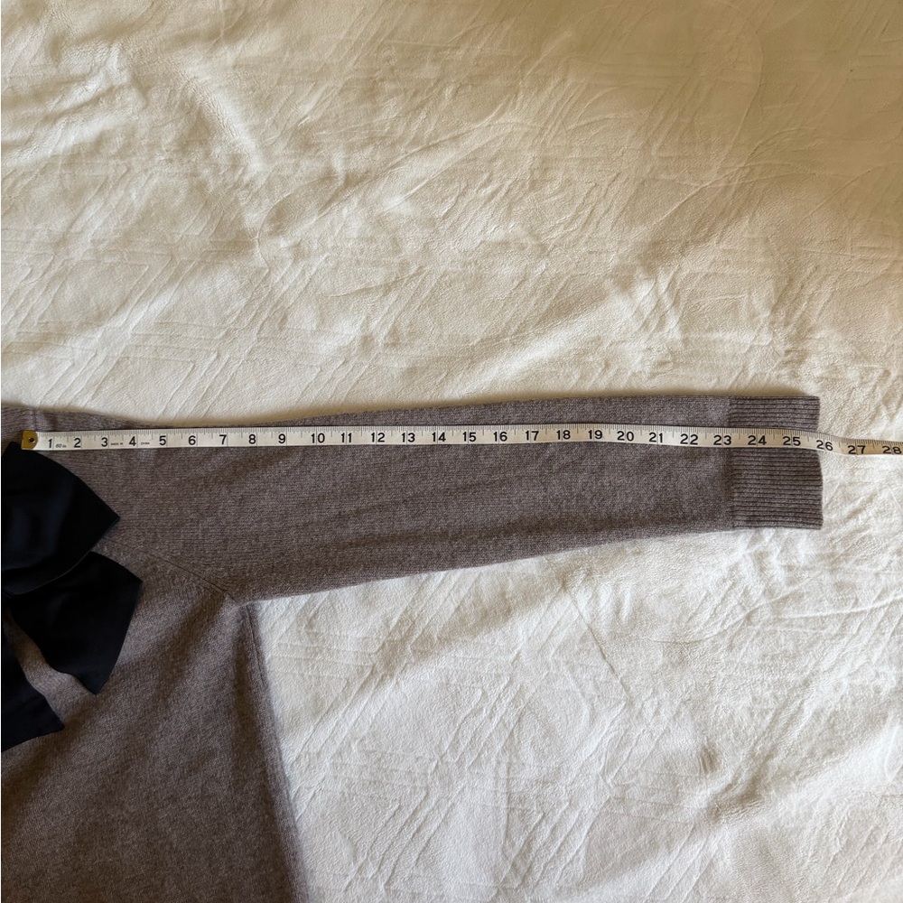 Kate Spade tan Sweater with Black Bow - Picture 8 of 8